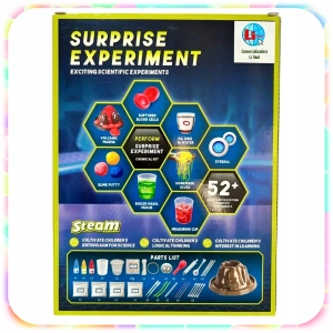 ZESTAW EDUKACYJNY MAŁY CHEMIK WULKAN WYBUCHOWY 52 EKSPERYMENTY NAUKOWE