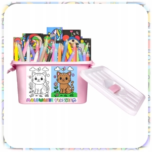 ZESTAW DO MALOWANIA PIASKIEM KREATYWNY DLA DZIECKA 30 KOLORÓW 74 OBRAZKI