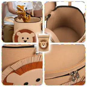 KOSZ WOREK POJEMNIK MATA ZAMYKANY NA ZABAWKI DUŻY POJEMNY 2w1 XXL 150 CM