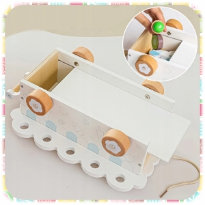 DREWNIANA LODZIARNIA WÓZEK Z LODAMI MINI SKLEP ZABAWKA DLA DZIECI LODY HIT