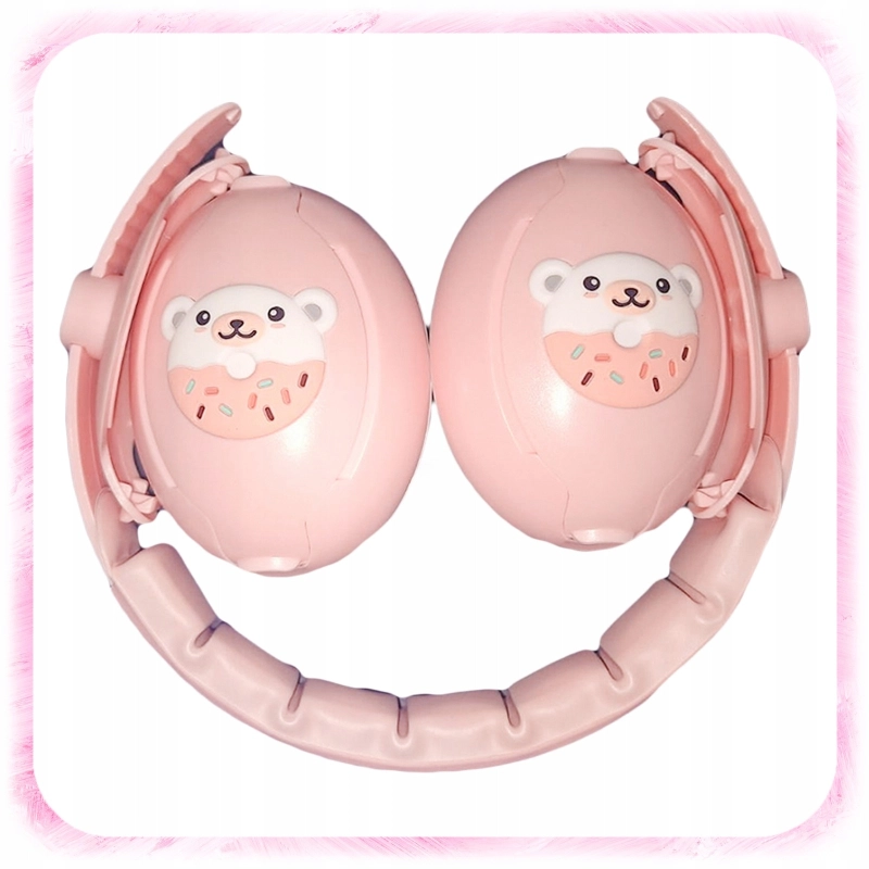 SŁUCHAWKI WYGŁUSZAJĄCE OCHRONNE DLA DZIECI NIEMOWLĄT NAUSZNIKI RÓŻOWE