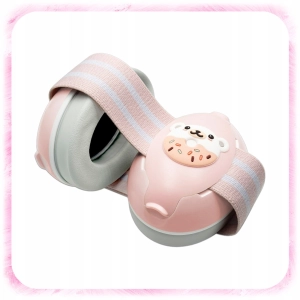 SŁUCHAWKI WYGŁUSZAJĄCE OCHRONNE DLA DZIECI NIEMOWLĄT NAUSZNIKI RÓŻOWE