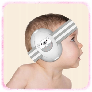 SŁUCHAWKI WYGŁUSZAJĄCE OCHRONNE DLA DZIECI NIEMOWLĄT NAUSZNIKI RÓŻOWE