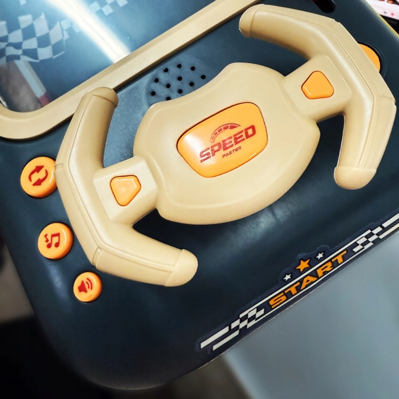 INTERAKTYWNY SYMULATOR JAZDY KONSOLA KIEROWNICA TOR AUTO SAMOCHÓD DŹWIĘKI
