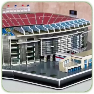 PUZZLE 3D MODEL DIY FC BARCELONA STADION PIŁKARSKI CAMP NOU 69 ELEMENTÓW