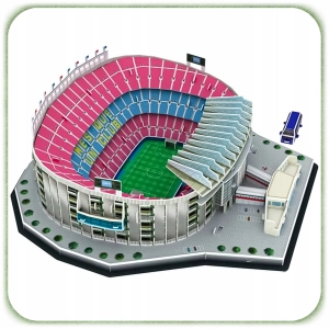 PUZZLE 3D MODEL DIY FC BARCELONA STADION PIŁKARSKI CAMP NOU 69 ELEMENTÓW