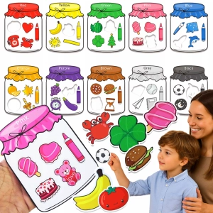 MAGNESY NA TABLICE MAGNETYCZNĄ LODÓWKĘ ZESTAW EDUKACYJNY DLA DZIECI 10 SZT