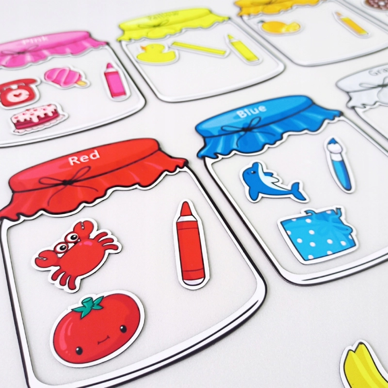 MAGNESY NA TABLICE MAGNETYCZNĄ LODÓWKĘ ZESTAW EDUKACYJNY DLA DZIECI 10 SZT