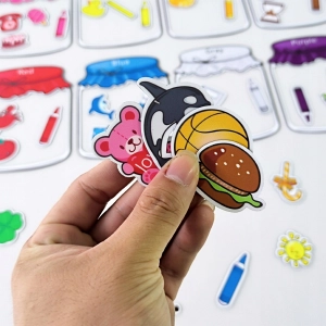 MAGNESY NA TABLICE MAGNETYCZNĄ LODÓWKĘ ZESTAW EDUKACYJNY DLA DZIECI 10 SZT