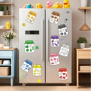 MAGNESY NA TABLICE MAGNETYCZNĄ LODÓWKĘ ZESTAW EDUKACYJNY DLA DZIECI 10 SZT