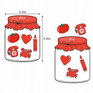 MAGNESY NA TABLICE MAGNETYCZNĄ LODÓWKĘ ZESTAW EDUKACYJNY DLA DZIECI 10 SZT