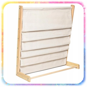 REGAŁ SZAFKA NA KSIĄŻKI DLA DZIECI STOJAK 79 CM ORGANIZER 6 PÓŁEK LOFT 2 KG