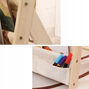 REGAŁ SZAFKA NA KSIĄŻKI DLA DZIECI STOJAK 79CM ORGANIZER 6 PÓŁEK ZWIERZĄTKA
