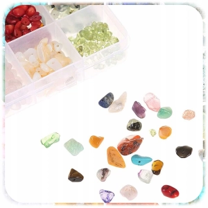 Zestaw Do Robienia Biżuterii Bransoletek Bizuteria Z Kamieni 1203 El + ETUI