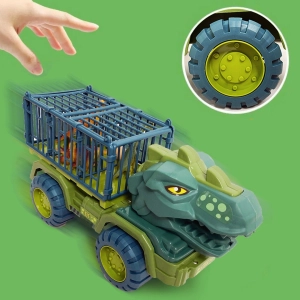 DINOZAUR ZESTAW AUTO TRANSPORTER FIGURKA T-REX DINO PARK ZABAWKA DLA DZIECI