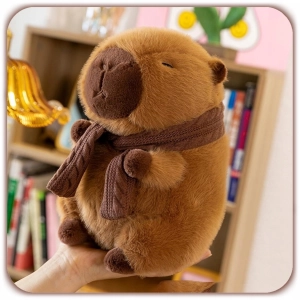 KAPIBARA MASKOTKA PLUSZAK 35 CM ZESTAW DUŻA CAPYBARA + KOCYK PREZENT DZIECI