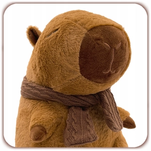 KAPIBARA MASKOTKA PLUSZAK 35 CM ZESTAW DUŻA CAPYBARA + KOCYK PREZENT DZIECI