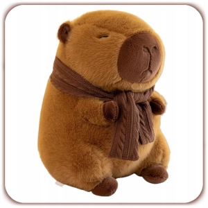 KAPIBARA MASKOTKA PLUSZAK 35 CM ZESTAW DUŻA CAPYBARA + KOCYK PREZENT DZIECI