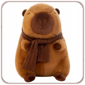 KAPIBARA MASKOTKA PLUSZAK 35 CM ZESTAW DUŻA CAPYBARA + KOCYK PREZENT DZIECI