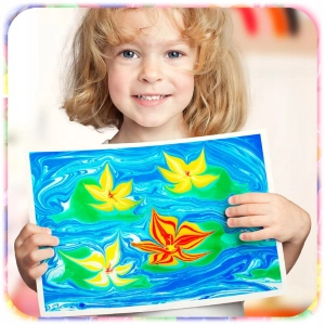 MALOWANIE NA WODZIE 10 KOLORÓW KREATYWNY MAGICZNY ZESTAW DIY XL ARTYSTYCZNY