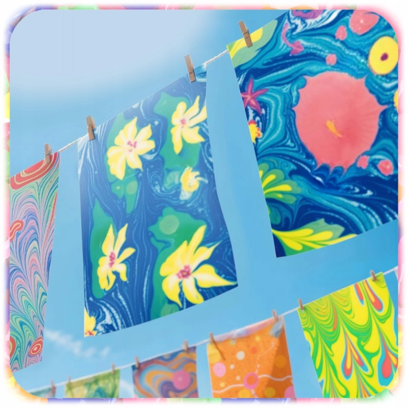 MALOWANIE NA WODZIE 10 KOLORÓW KREATYWNY MAGICZNY ZESTAW DIY XL ARTYSTYCZNY