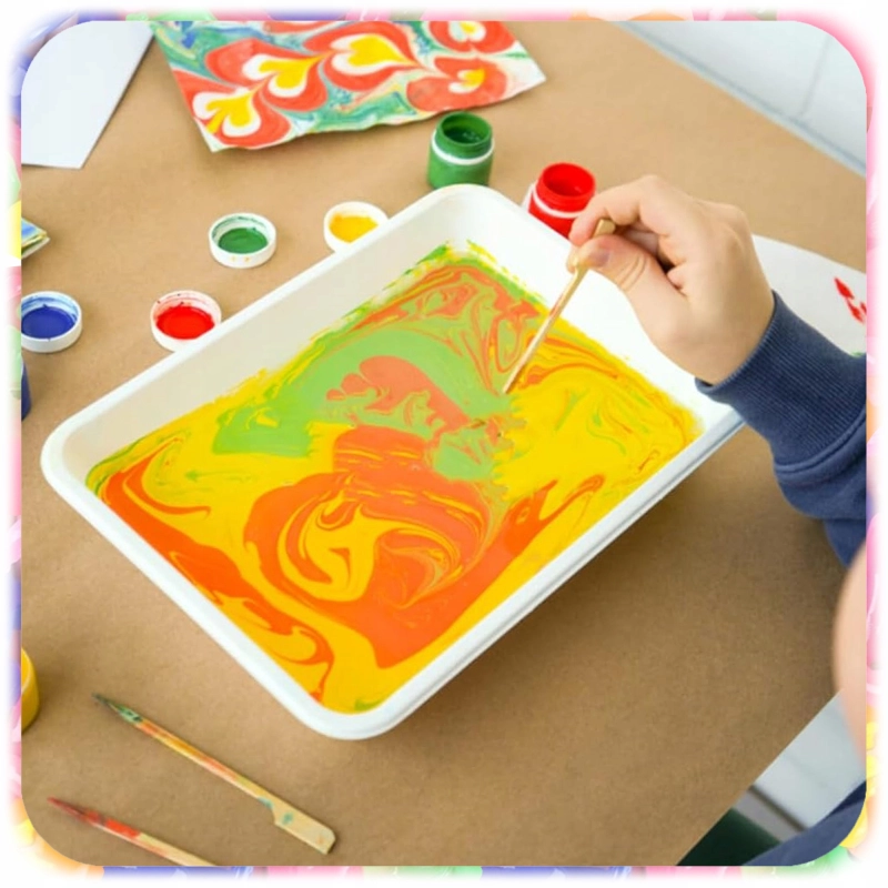 MALOWANIE NA WODZIE 10 KOLORÓW KREATYWNY MAGICZNY ZESTAW DIY XL ARTYSTYCZNY