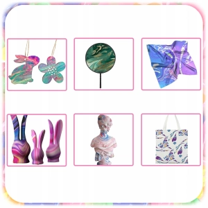 MALOWANIE NA WODZIE 10 KOLORÓW KREATYWNY MAGICZNY ZESTAW DIY XL ARTYSTYCZNY