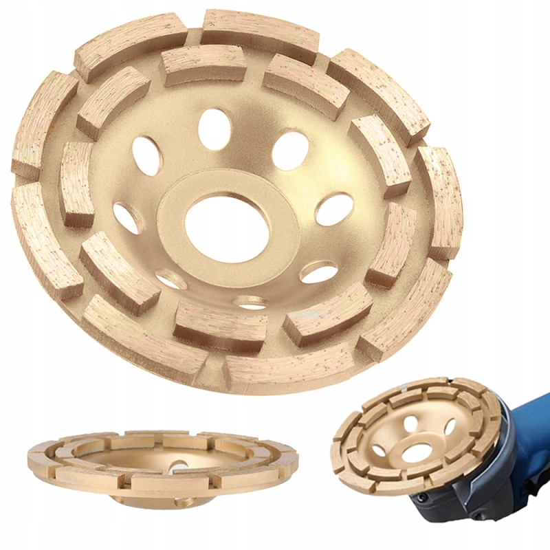 TARCZA DO SZLIFOWANIA BETONU DWURZĘDOWA GARNKOWA ŚCIERNICA SEGMENT 125 MM