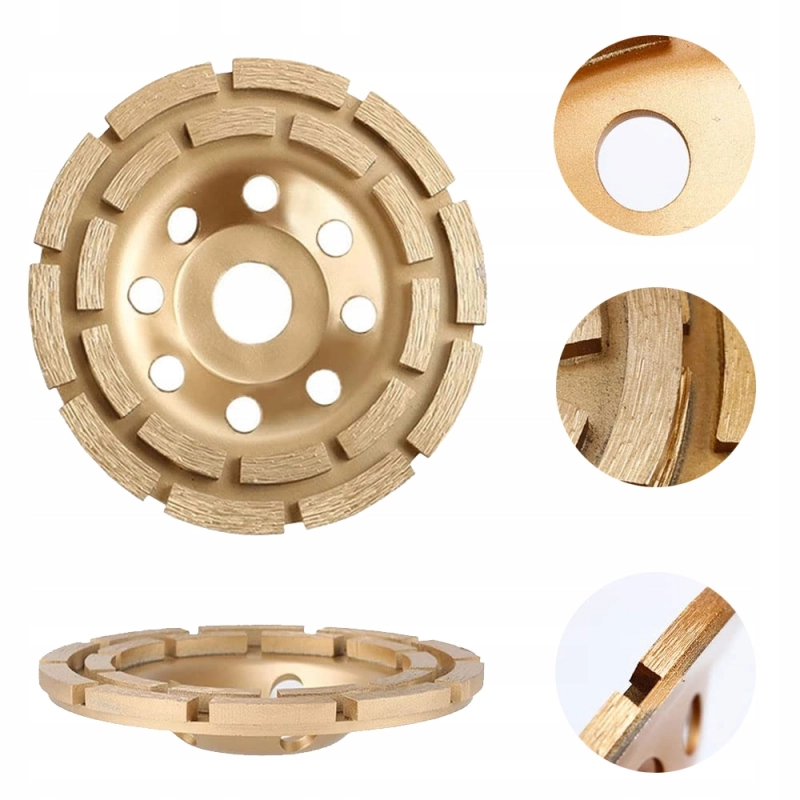 TARCZA DO SZLIFOWANIA BETONU DWURZĘDOWA GARNKOWA ŚCIERNICA SEGMENT 125 MM