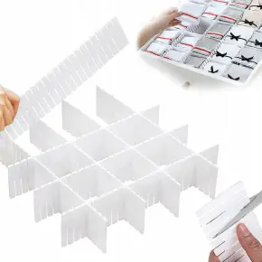 ORGANIZER PRZEGRÓDKA SEPARATOR DO SZUFLADY SZAFY DZIELNIK SZUFLAD 4szt