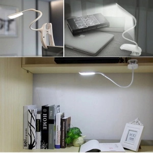 LAMPKA BIURKOWA SZKOLNA NA BIURKO NA KLIPS LED USB DOTYK 3 TRYBY REGULACJA