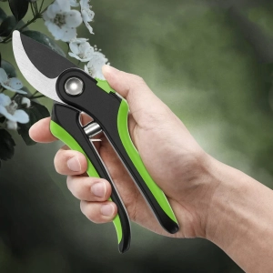 SEKATOR OGRODOWY RĘCZNY 21cm STRONG MOCNY NOŻYCE DO GAŁĘZI KRZEWÓW KWIATÓW