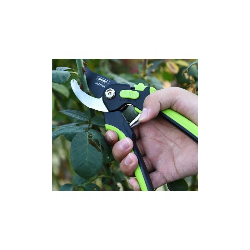SEKATOR OGRODOWY RĘCZNY 21cm STRONG MOCNY NOŻYCE DO GAŁĘZI KRZEWÓW KWIATÓW