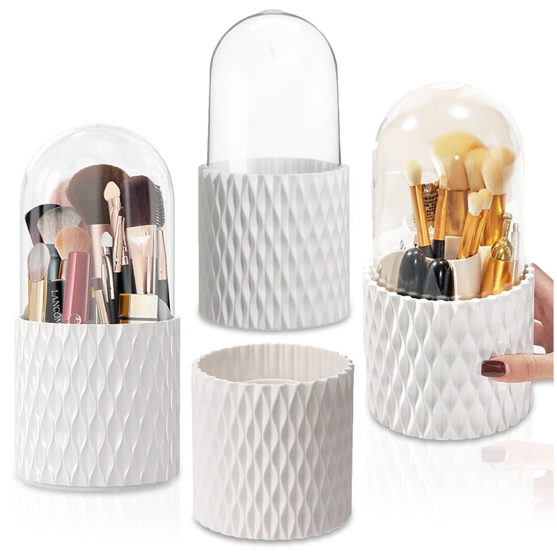 OBROTOWY 360 ORGANIZER NA PĘDZLE DO MAKIJAŻU I KOSMETYKI POJEMNIK KUFEREK