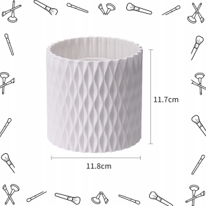 OBROTOWY 360 ORGANIZER NA PĘDZLE DO MAKIJAŻU I KOSMETYKI POJEMNIK KUFEREK