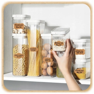 ETYKIETY SAMOPRZYLEPNE NAKLEJKI na Przyprawy Słoiki Przetwory BEŻOWE 250SZT