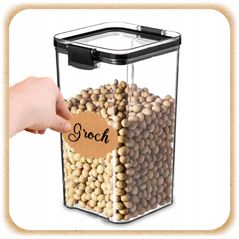 ETYKIETY SAMOPRZYLEPNE NAKLEJKI na Przyprawy Słoiki Przetwory BEŻOWE 250SZT