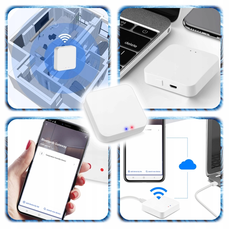 BRAMKA ZigBee 3.0 BRAMA Centrala Centralka SMART LIFE WIFI Centralka TUYA