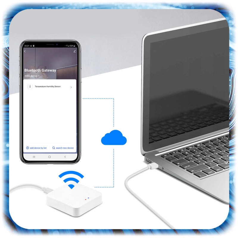 BRAMKA ZigBee 3.0 BRAMA Centrala Centralka SMART LIFE WIFI Centralka TUYA