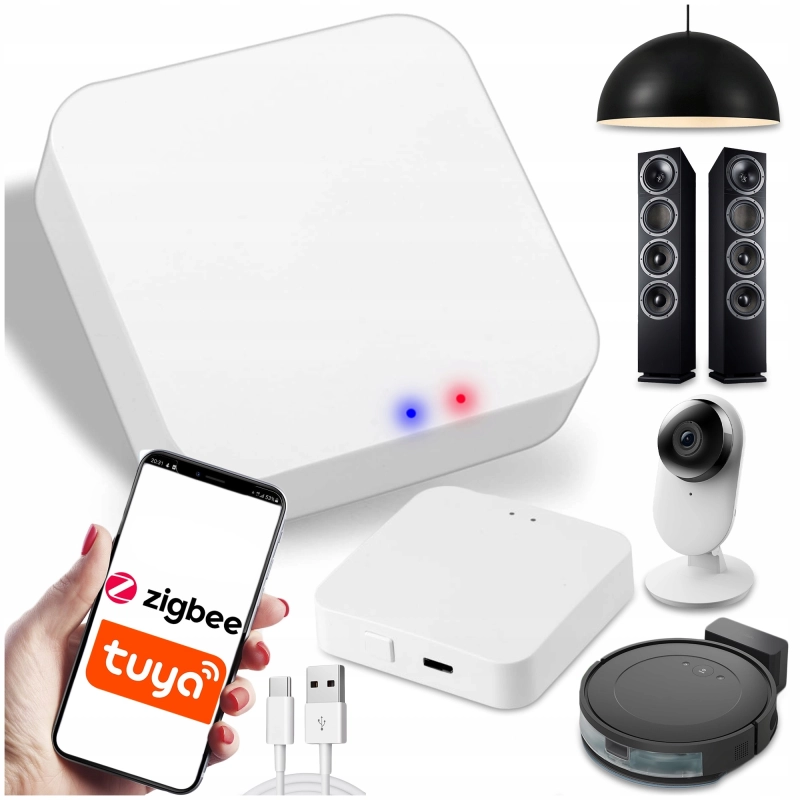 BRAMKA ZigBee 3.0 BRAMA Centrala Centralka SMART LIFE WIFI Centralka TUYA