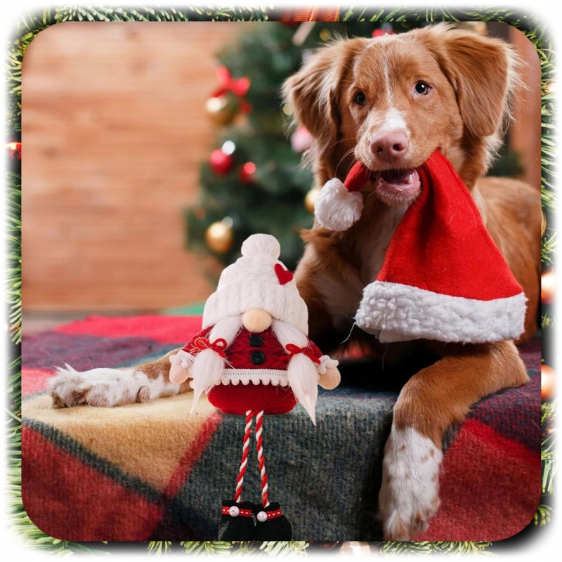 SKRZAT ŚWIĄTECZNY KRASNAL MIKOŁAJ GNOM Święta Prezent Ozdoba SIEDZĄCY 30 cm