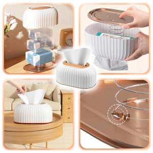 POJEMNIK NA CHUSTECZKI Pudełko Podajnik CHUSTECZNIK Organizer ze Sprężyną