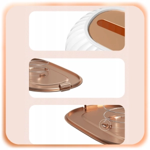 POJEMNIK NA CHUSTECZKI Pudełko Podajnik CHUSTECZNIK Organizer ze Sprężyną