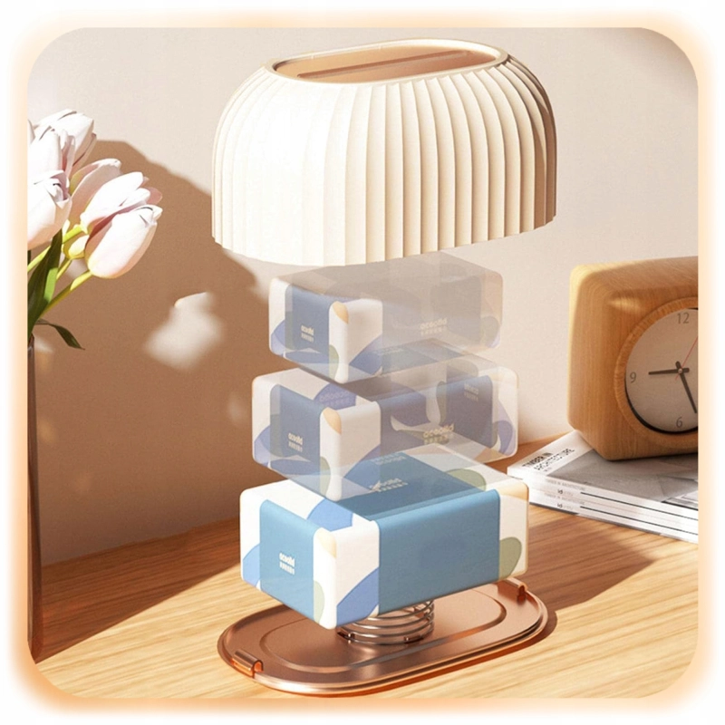 POJEMNIK NA CHUSTECZKI Pudełko Podajnik CHUSTECZNIK Organizer ze Sprężyną