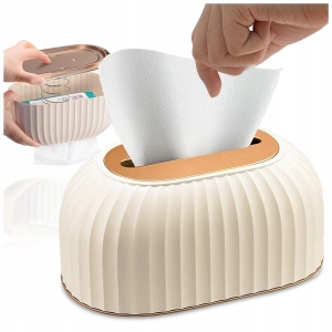 POJEMNIK NA CHUSTECZKI Pudełko Podajnik CHUSTECZNIK Organizer ze Sprężyną