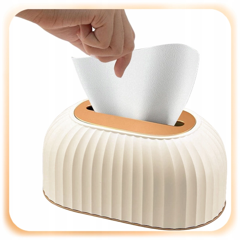 POJEMNIK NA CHUSTECZKI Pudełko Podajnik CHUSTECZNIK Organizer ze Sprężyną