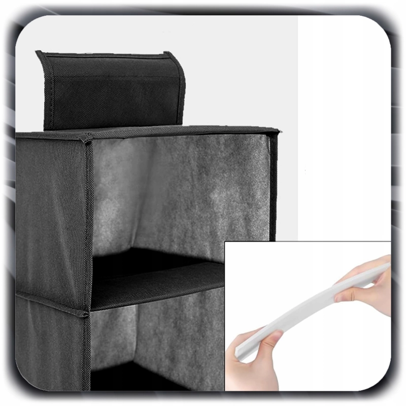 ORGANIZER WISZĄCY DO SZAFY NA OBUWIE BUTY WIESZAK REGAŁ 10 PÓŁEK TEKSTYLNA