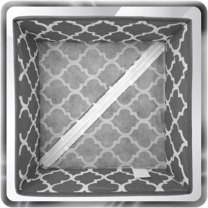 ZESTAW 6x ORGANIZER DO SZAFY SZUFLADY POJEMNIK TKANINY SKŁADANY MATERIAŁOWY