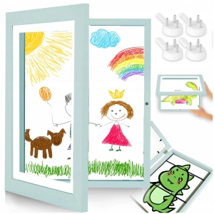 RAMKA ARTYSTYCZNA OTWIERANA NA RYSUNKI OBRAZKI ZDJĘCIA DLA DZIECKA POJEMNIK