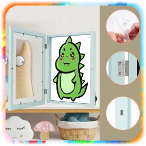 RAMKA ARTYSTYCZNA OTWIERANA NA RYSUNKI OBRAZKI ZDJĘCIA DLA DZIECKA POJEMNIK